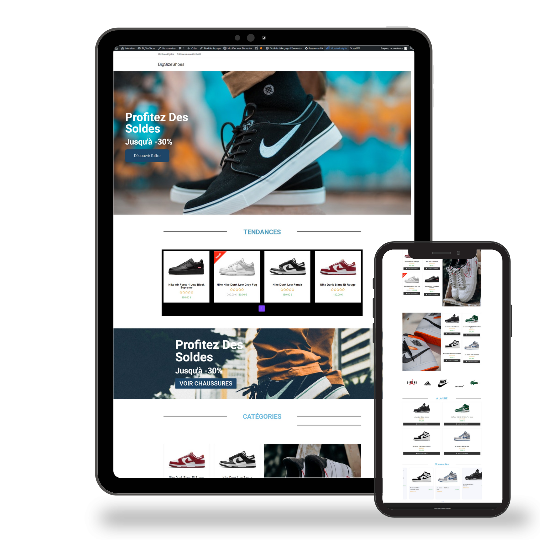 Minimalist Website Launch Tablet Phone Mockup Instagram Post